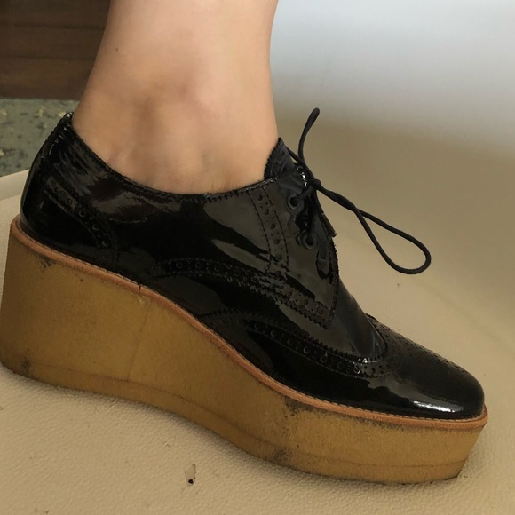 PIERRE HARDY patent platform wingtip oxford 39/8.5 - Picture 5 of 7